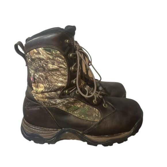 DANNER Men's Pronghorn 8" Leather Real Tree Insulated Hunting Boots Size 12 EE - Picture 9 of 9